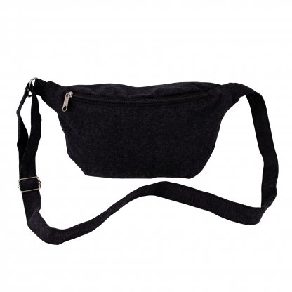 Sac Banane En Coton Recyclé 220g BANANA Noir