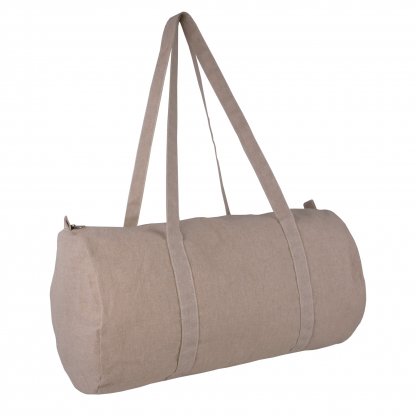 Sac De Sport Polochon En Coton Recyclé 220g FIT Naturel De ôté