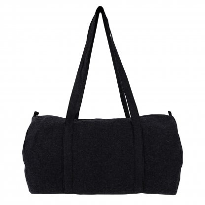 Sac De Sport Polochon En Coton Recyclé 220g FIT Noir