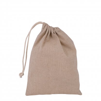 Sac Pochon Avec Cordelette En Coton Recyclé 150g 15x20 Cm POUCET Photo Principale