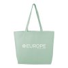 Sac Shopping Avec Fond En Coton Bio 150g 45x35x10cm SUZAN Exemple De Couleur Pantone Avec Marquage