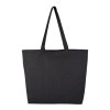 Sac Shopping Avec Fond En Coton Recyclé 150g 45x35x10cm SCAVO Noir Sac Shopping Avec Fond En Coton Recyclé 150g 45x35x10cm SCAVO Noir