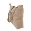 Sac Shopping Avec Fond En Coton Recyclé 220g 45x35x10cm AYA Naturel En Biais Sac Shopping Avec Fond En Coton Recyclé 220g 45x35x10cm AYA Naturel En Biais