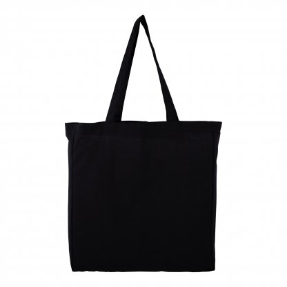 Sac Shopping En Coton BIO 150g 37x41x10cm KADI Noir