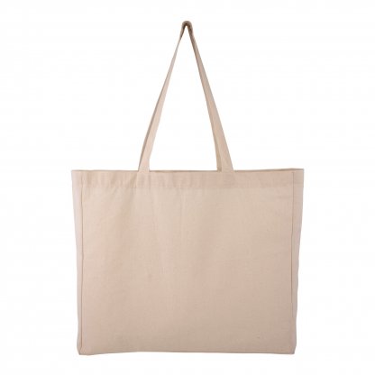 Sac Shopping En Coton Bio 150g 40x35x10cm TAKOS Naturel De Face