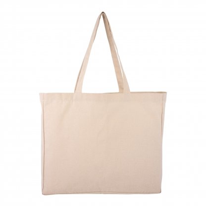 Sac Shopping En Coton Bio 240g 40x35x10cm TOKOS Naturel