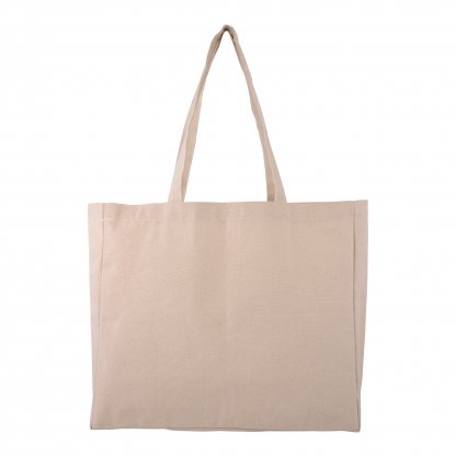 Sac Shopping En Coton Naturel 300g 40x35x10cm TIAKO Naturel