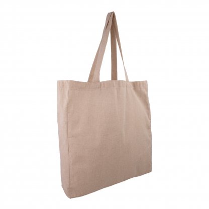 Sac Shopping En Coton Recyclé 150g 37x41x10cm SCHACHE Naturel De Côté