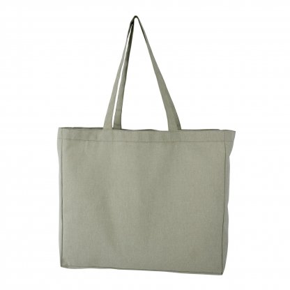 Sac Shopping En Coton Recyclé 220g 40x35x10cm SABAC Exemple De Couleur Pantone De Face