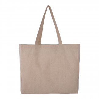 Sac shopping personnalisé en coton recyclé - 150g - 40x35x10cm - SABAC