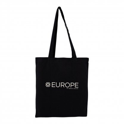 Tote Bag En Coton Bio 240g 37x41cm BIBIO Noir Avec Marquage