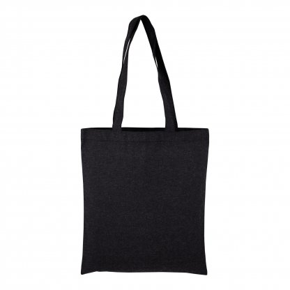 Tote Bag En Coton Recyclé 220g 37x41cm TOTO Noir