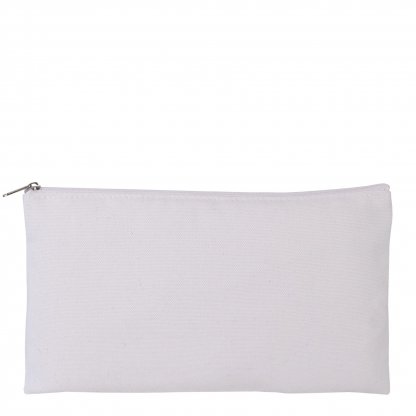 Trousse Plate En Coton Naturel 300g HANNAH Blanc