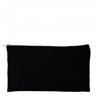Trousse plate logoté en coton naturel - 300g - HANNAH