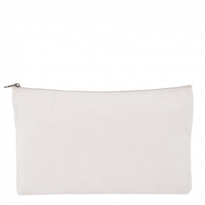 Trousse Plate En Coton Naturel 400g ALISON Blanche