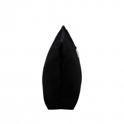 Trousse Soufflet En Coton Bio 240g YANISSA Noir De Côté