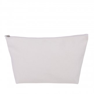 Trousse soufflet avec logo en coton brossé - 400g - ARIA