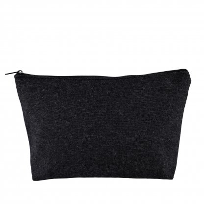 Trousse Soufflet En Coton Recyclé 220g EMILY Noir