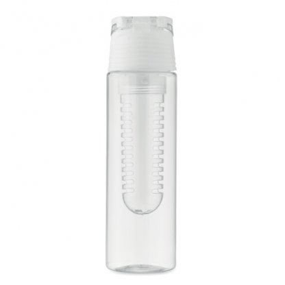 Bouteille à Infusion En RPET 500ml SPORTTLE Bouteille Blanche De Dos