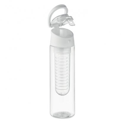 Bouteille à Infusion En RPET 500ml SPORTTLE Bouteille Blanche Ouverte Avec Poignée