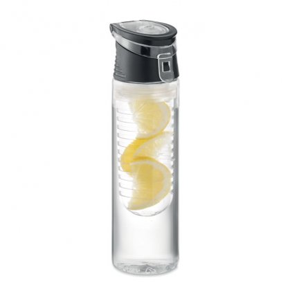 Bouteille à Infusion En RPET 500ml SPORTTLE Bouteille Noir Avec Fruit