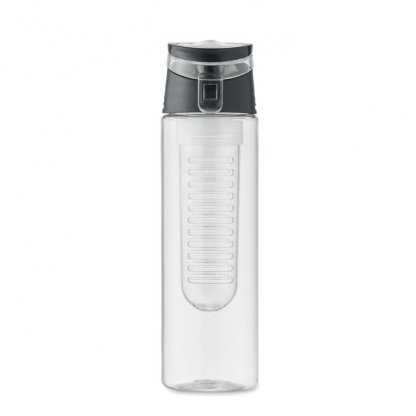 Bouteille à Infusion En RPET 500ml SPORTTLE Bouteille Noir De Face