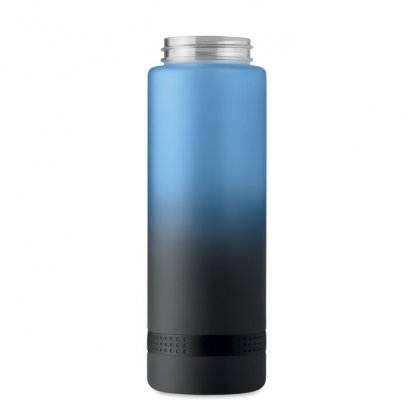 Bouteille De Sport En PET Recyclé 1L LEVEL Dos Bleu Marine