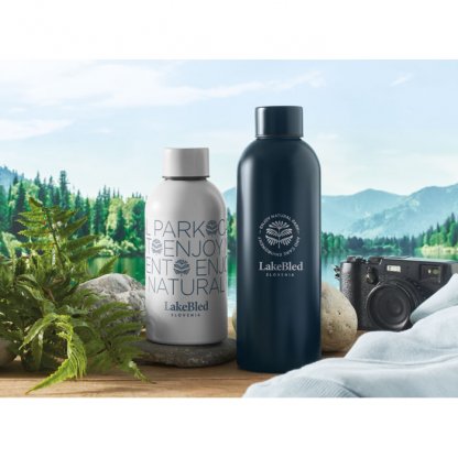 Bouteille En Acier Inoxydable Recyclé 500ml ATHENA MID Personnalisé