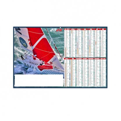 Calendrier Course Au Large Médium 14 Mois Recto BANCAIRE