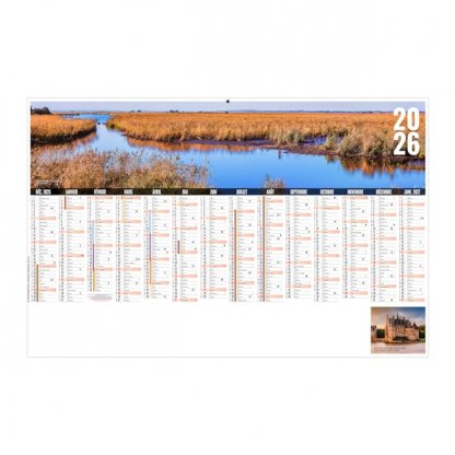 Calendrier Libre Choix Ligérien Maxi 14 Mois Recto BANCAIRE