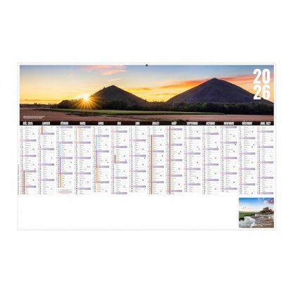 Calendrier Libre Choix Nordiste Maxi 14 Mois Recto BANCAIRE