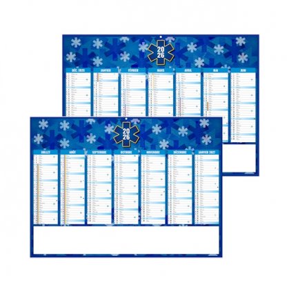 Calendrier Mathieu Micro 7 Mois Par Face Recto:verso BANCAIRE
