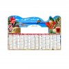 Calendrier Tropical Maxi Rembordé Découpé 14 Mois Recto BANCAIRE