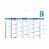 Calendrier Bleu Florentin 7 Mois Par Face Verso BANCAIRE Calendrier Bleu Florentin 7 Mois Par Face Verso BANCAIRE