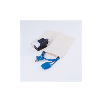Pack De Charge Rapide En Plastique Recyclé PACK ICE C Prise Noire Et Ice Bleu