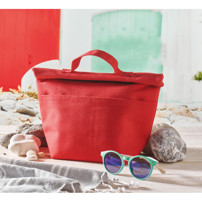 Sac isotherme personnalisé en coton et polyester recyclés - 18x14x30 cm - RECOBA COLOUR
