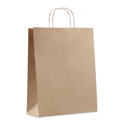 Sac Cadeau En Papier Recyclé 32x12x40cm GRAND Sac Naturel
