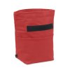 Sac Isotherme En Coton Et Polyester Recyclés 18x14x30 Cm RECOBA COLOUR Sac Rouge Ouvert