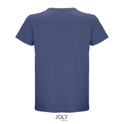 T Shirt Unisexe En Coton Et Coton Recyclé 150g CRUSADER UNISEXE T Shirt Bleu Jean De Dos