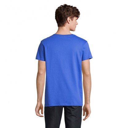 T Shirt Unisexe En Coton Et Coton Recyclé 150g CRUSADER UNISEXE T Shirt Bleu Roi De Dos