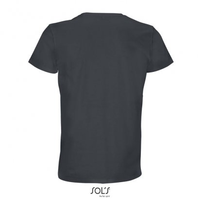 T Shirt Unisexe En Coton Et Coton Recyclé 150g CRUSADER UNISEXE T Shirt Gris Anthracite De Dos