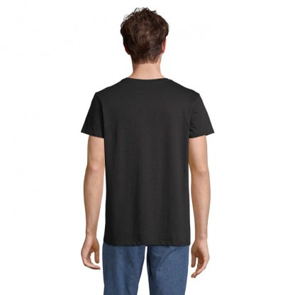 T Shirt Unisexe En Coton Et Coton Recyclé 150g CRUSADER UNISEXE T Shirt Noir De Dos