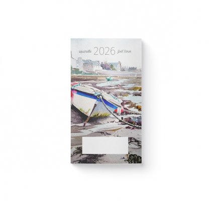 Mini Agenda De Bureau Souple 9,5x16,5cm ÉCO POCHE COULEUR Bretagne