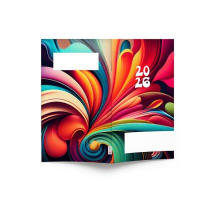 Mini Agenda De Bureau Souple 9,5x16,5cm ÉCO POCHE COULEUR Déco