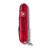 Couteau De Poche Moyen 15 Fonctions HUNTSMAN Transparent Rouge Fermé