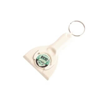 Porte Clés, Gratte Givre Et Porte Jeton En Plastique Recyclé ALLISGOOD Marqué