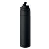 Bouteille Double Paroi En Inox Recyclé 500ml TOIEN TWO Noir Ouverte