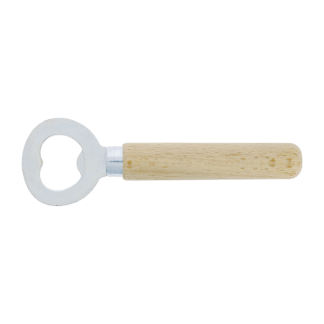 Décapsuleur personnalisé avec manche en bois de hêtre - HERO