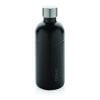Bouteille Pour Boisson Gazeuse En Inox Recyclé 800ml Noir Avec Gravure