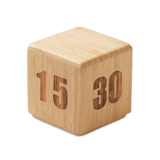 minuteur de répétition personnalisé en bambou curt